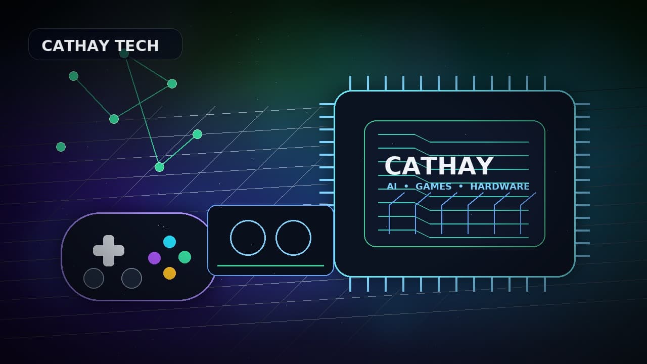 AI, gaming, and PC hardware technology visual