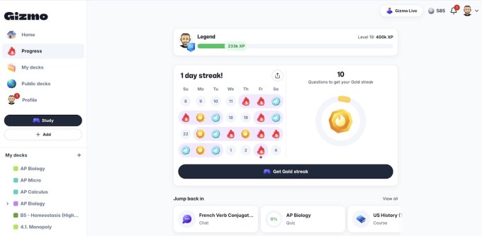 AI 학습 앱 Gizmo는 1,300만 명의 사용자와 2,200만 달러의 투자로 레벨 업
