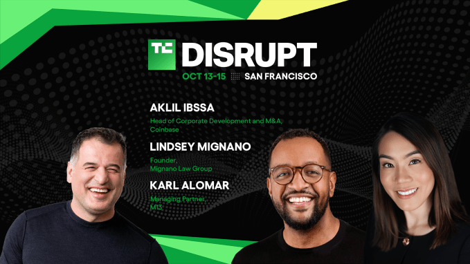 모든 M&A 관련 질문은 Disrupt 2026에서 답변해 드립니다.