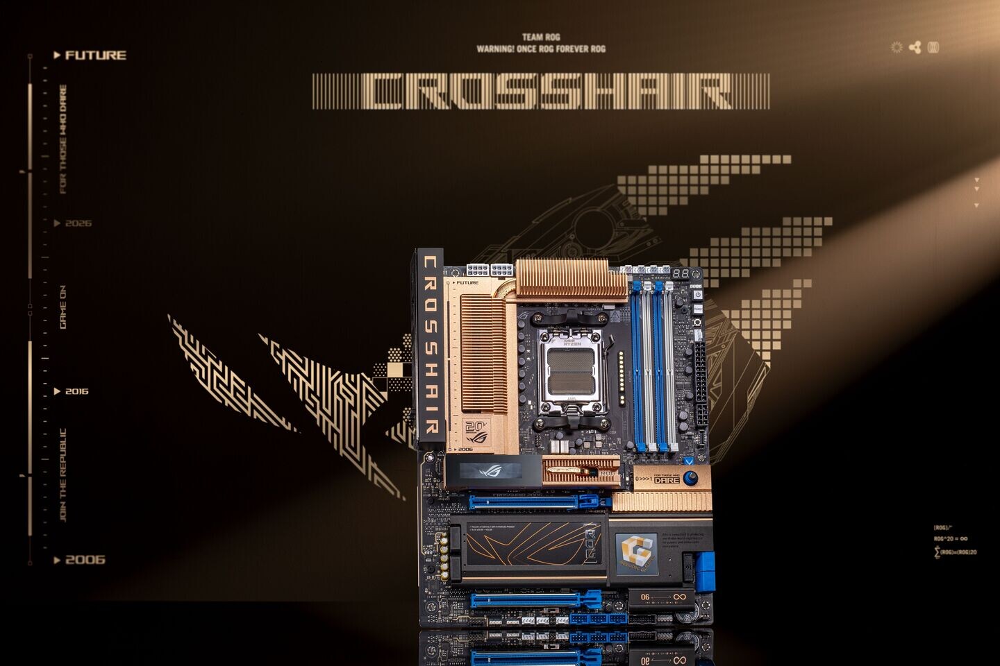 (홍보) 에이수스 ROG, 창립 20주년 기념 ROG 크로스헤어 2006 마더보드 공개