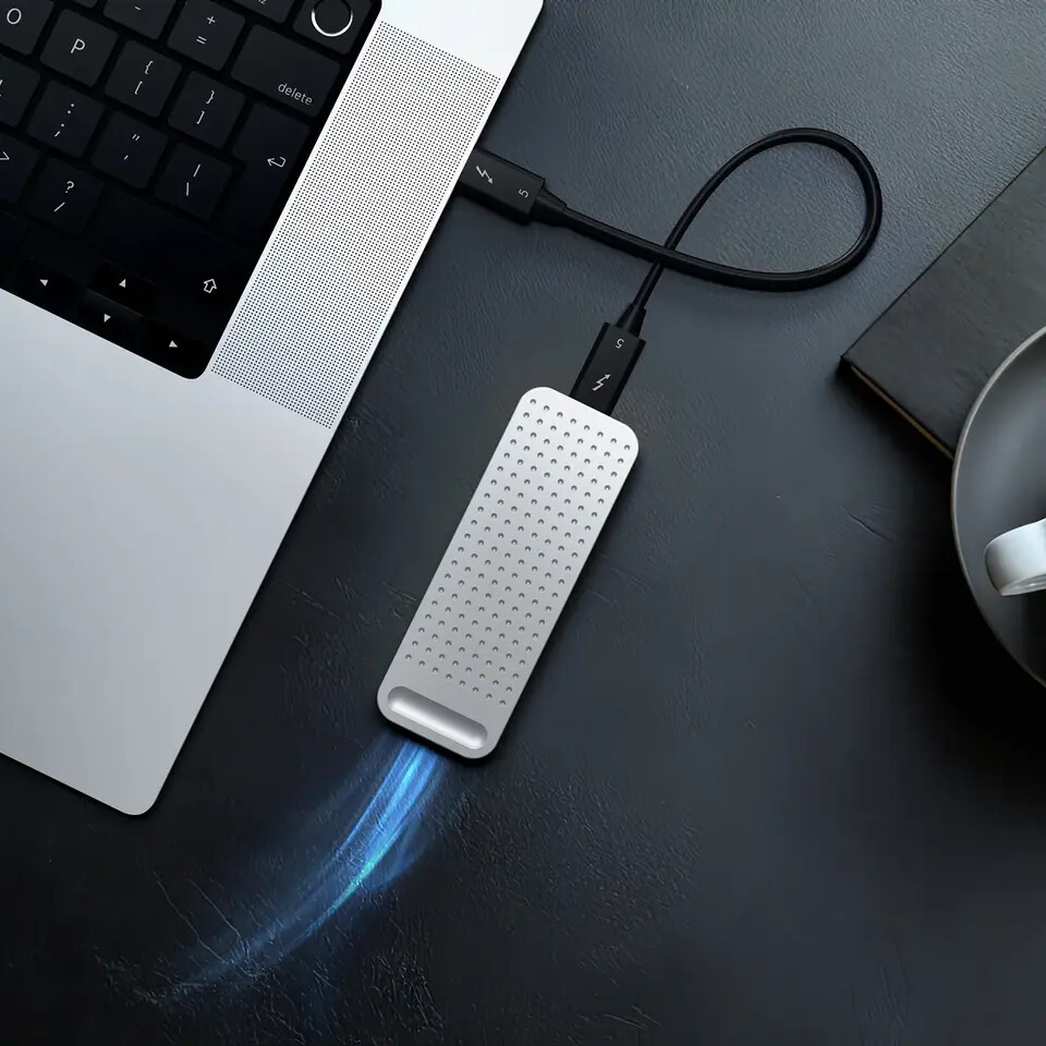 Satechi, 능동 냉각 탑재 80Gbps SSD 인클로저 DotDisk 공개