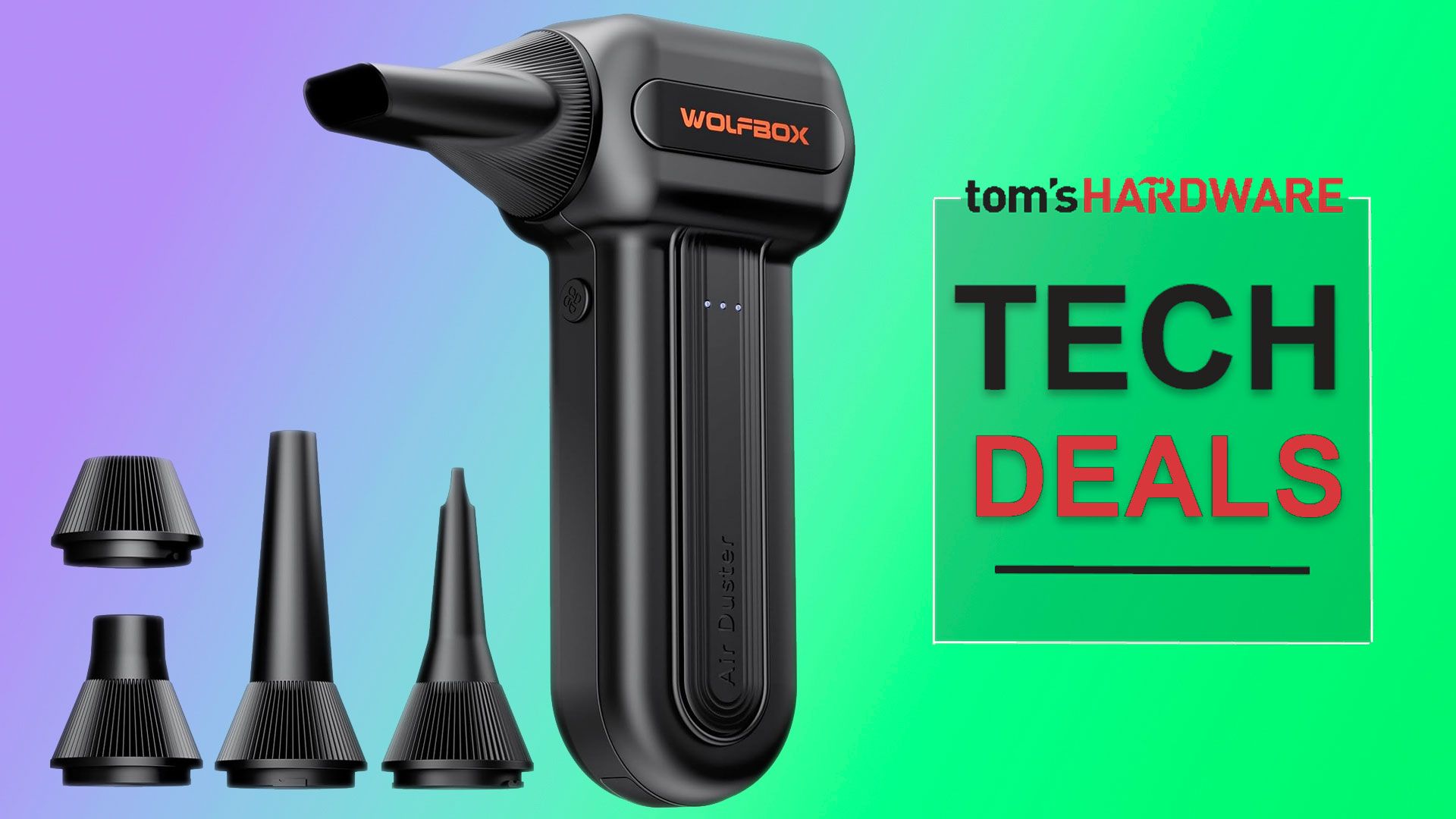 Wolfbox MF60 Compressed Air Duster is nearly 40% off in a limited-time deal — powerful rechargeable device's p