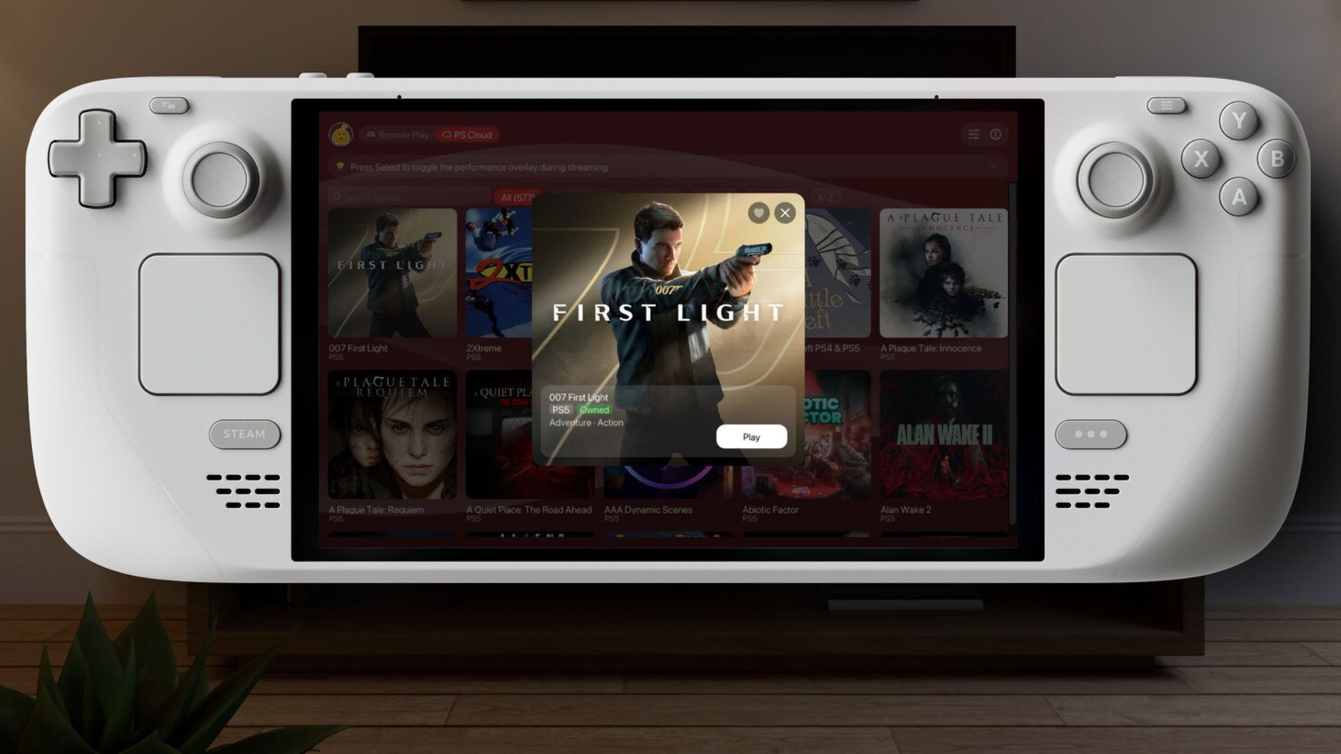Asobi Remote Play app lets gamers stream PS4 and PS5 games on the Steam Deck, even without a console — dev bre