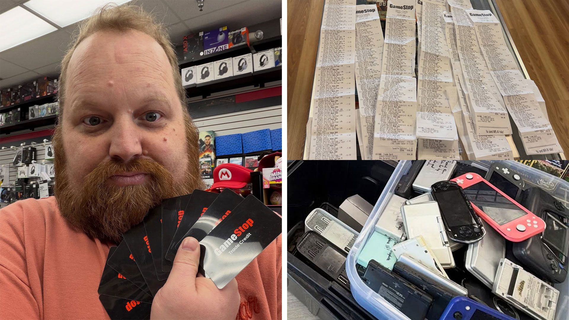 GameStop customer earned over $10,000 in store credit from a stack of broken consoles — traded 'hundreds' of P