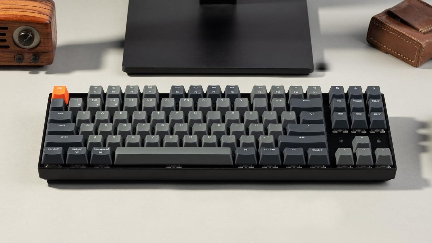 Keychron의 컴팩트 K8 무선 기계식 키보드, 역대 최저가 34달러에 만나보세요 — 87키, Gateron Red 스위치